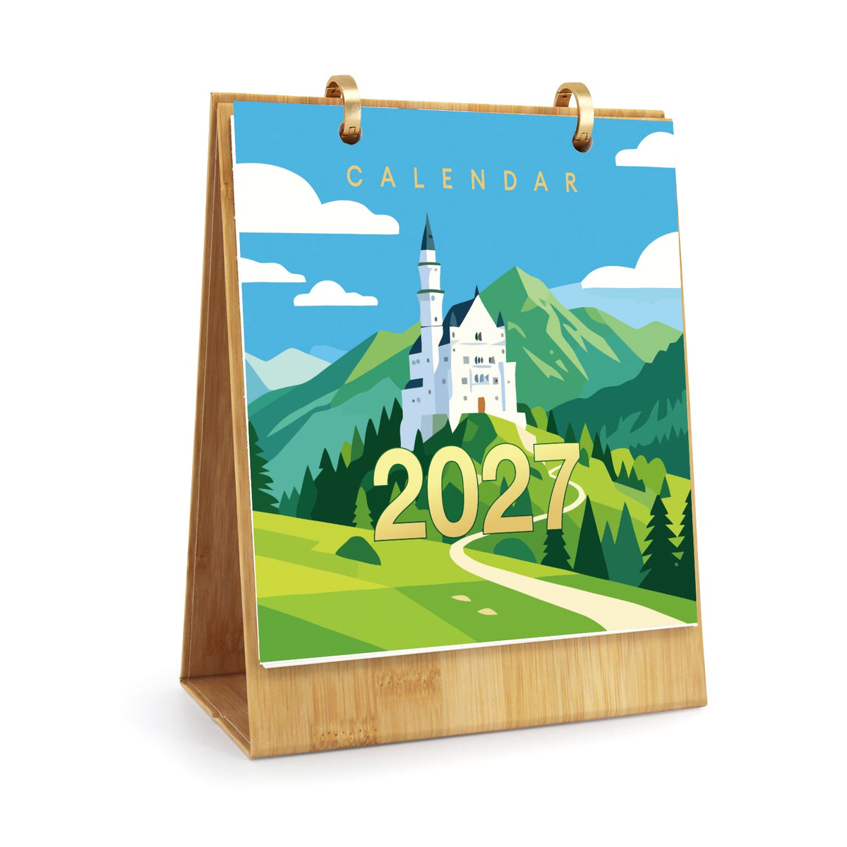 Reise-Edition – 2027 Malen nach Zahlen Tischkalender