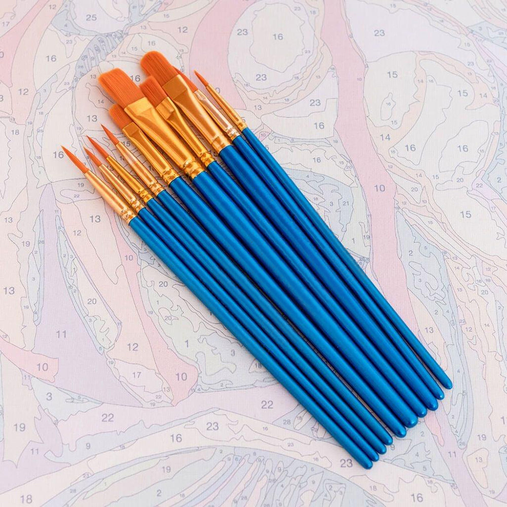Frei Profi-Pinsel-Set (10 Stück)