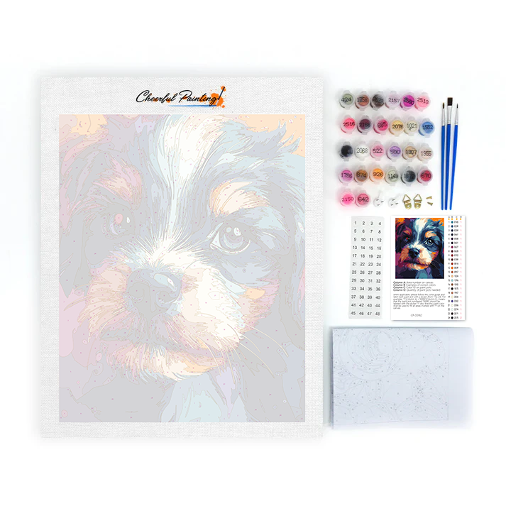 Schnauzer – Malen nach Zahlen