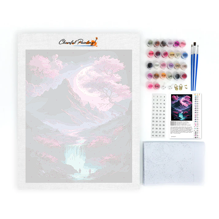 Sakura Valley Art – Malen nach Zahlen