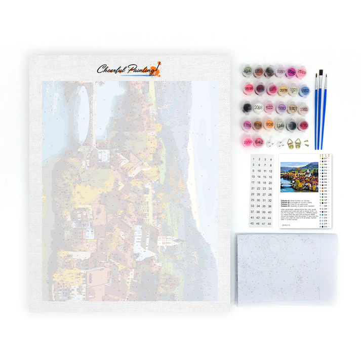 Colorcraft Swiss River Village – Malen nach Zahlen