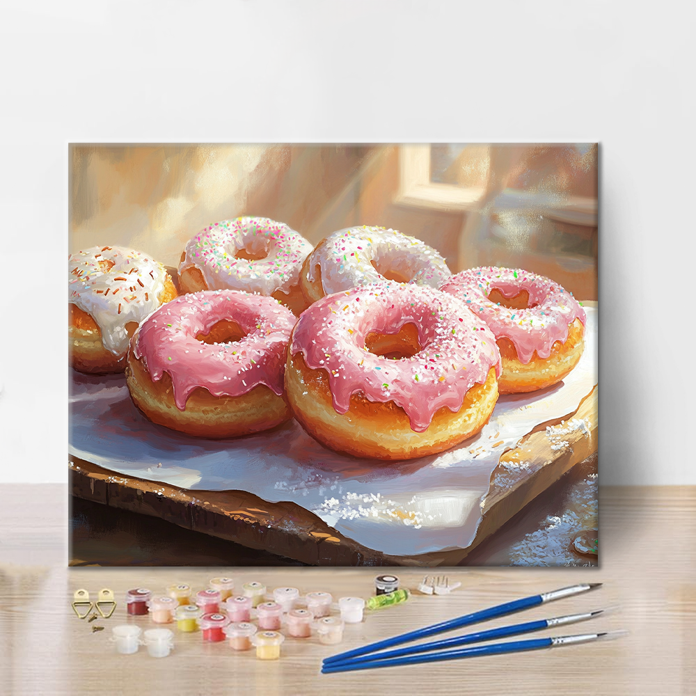 Donut - Malen nach Zahlen