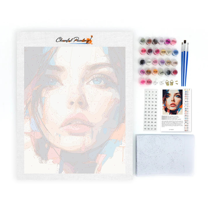 Cyper Girl – Malen nach Zahlen