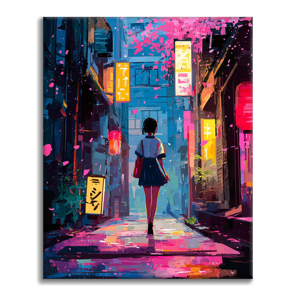 Sakura Corner - Malen nach Zahlen