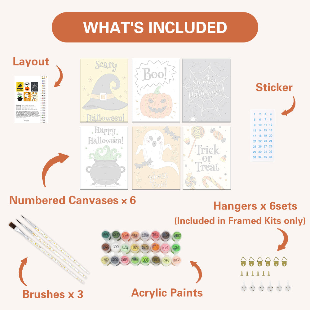 Halloween-Typografie-Poster