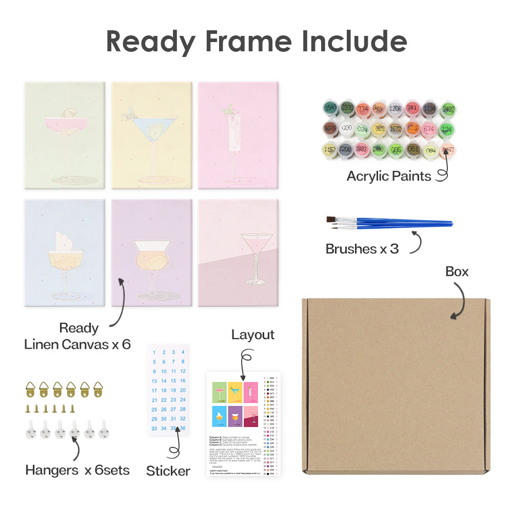 Flüssige Kunst – Malen nach Zahlen