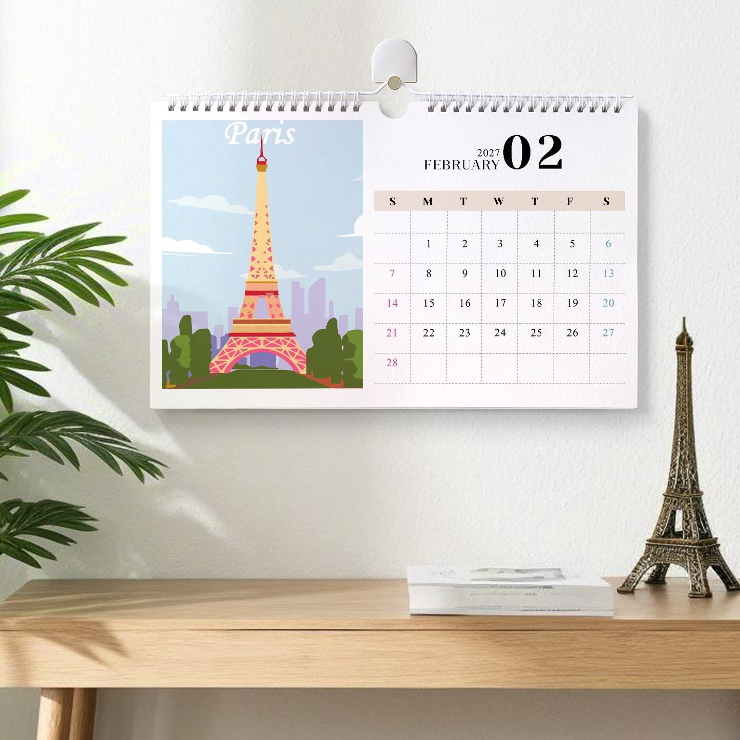 Famous Landmarks Edition – 2027 Malen nach Zahlen Tischkalender