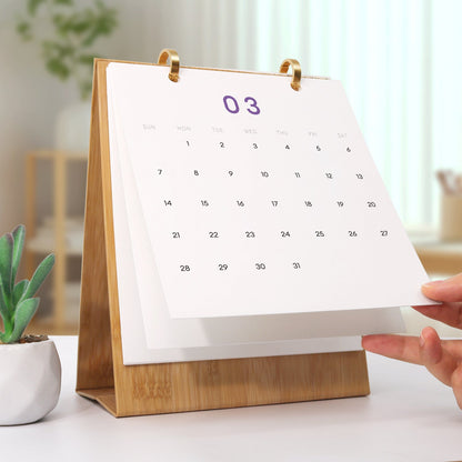 Blumen-Edition – 2027 Malen nach Zahlen Tischkalender