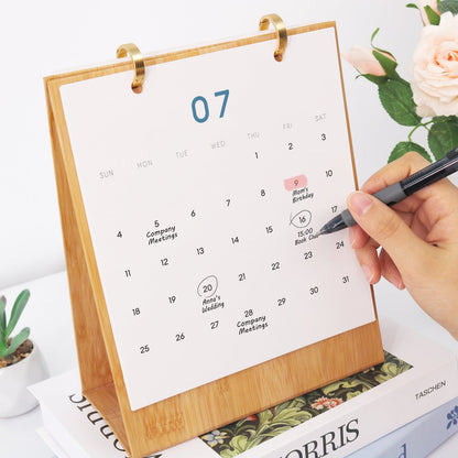 Vintage-Reise-Edition – 2027 Malen nach Zahlen Tischkalender