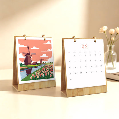 Reise-Edition – 2027 Malen nach Zahlen Tischkalender
