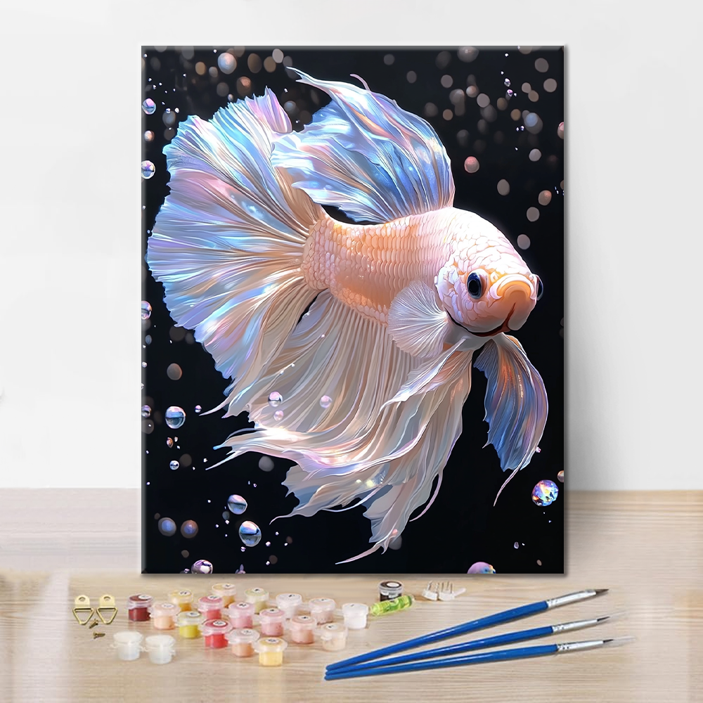 Juwelen Betta Fisch – Malen nach Zahlen