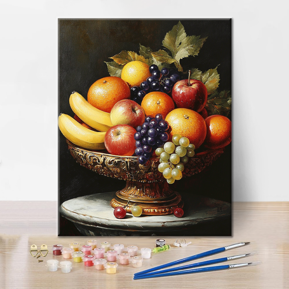 Elegante Früchte – Malen nach Zahlen