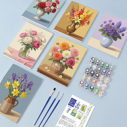 Blumen in Vasen