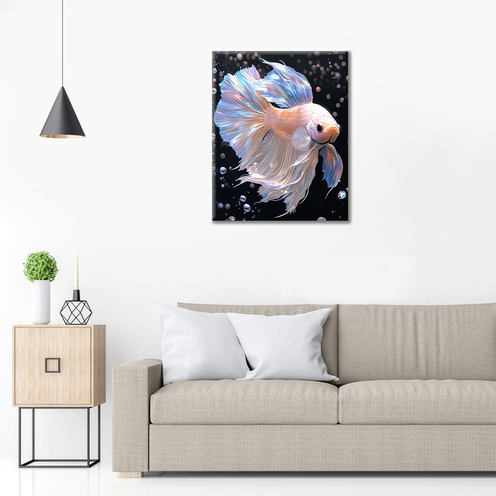 Juwelen Betta Fisch – Malen nach Zahlen