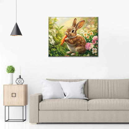 Süßer Hase – Malen nach Zahlen