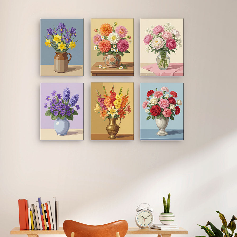 Blumen in Vasen