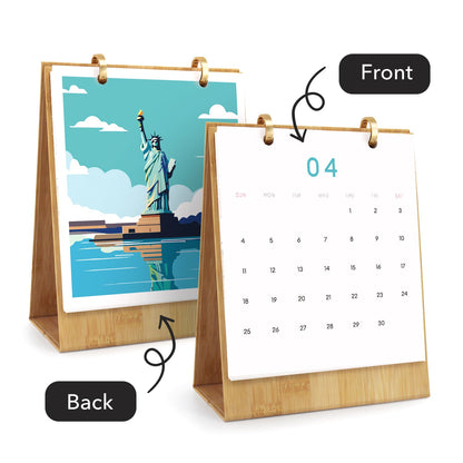 Reise-Edition – 2027 Malen nach Zahlen Tischkalender