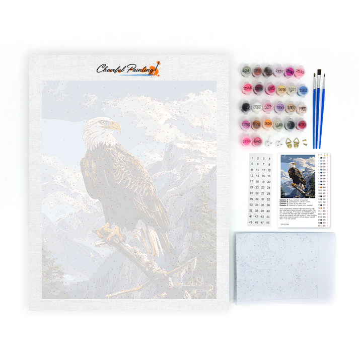Weißkopfseeadler – Malen nach Zahlen