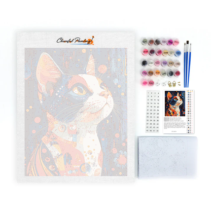 Calico Katze – Malen nach Zahlen