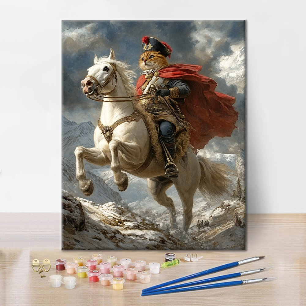 Napoleon Katze - Malen nach Zahlen
