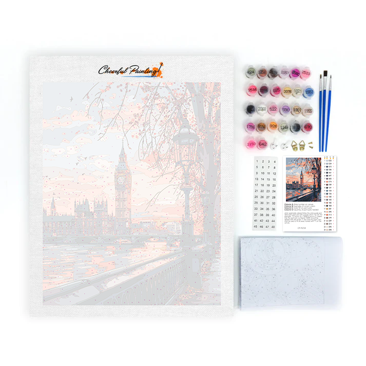 London – Malen nach Zahlen