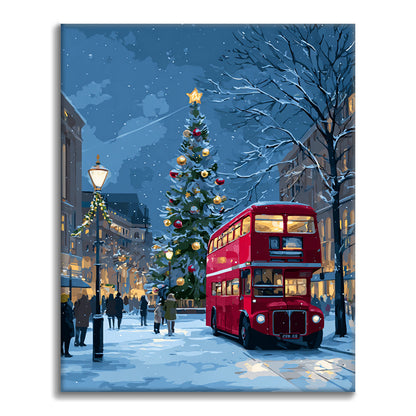 Weihnachtsfahrt – Malen nach Zahlen