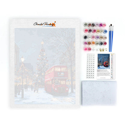 Weihnachtsfahrt – Malen nach Zahlen