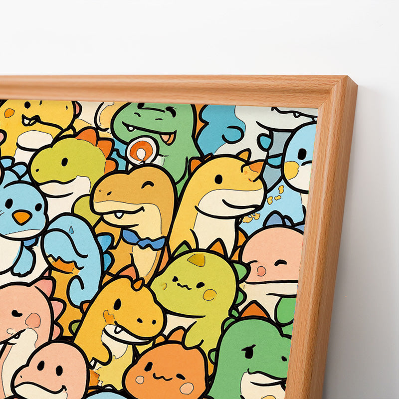 Kleiner Drache – Holz-Malpuzzle