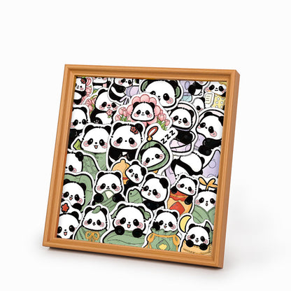 Panda II – Holz-Malpuzzle
