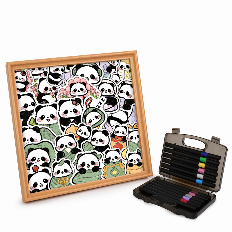 Panda II – Holz-Malpuzzle