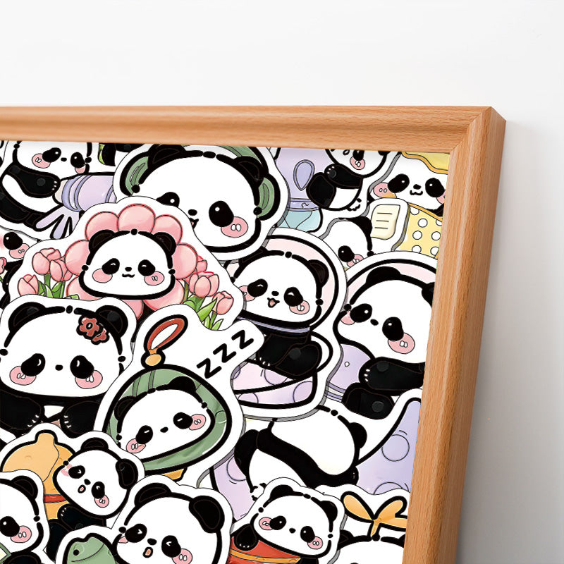 Panda II – Holz-Malpuzzle