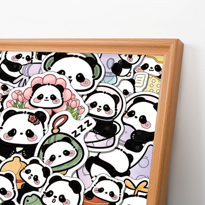 Panda II – Holz-Malpuzzle