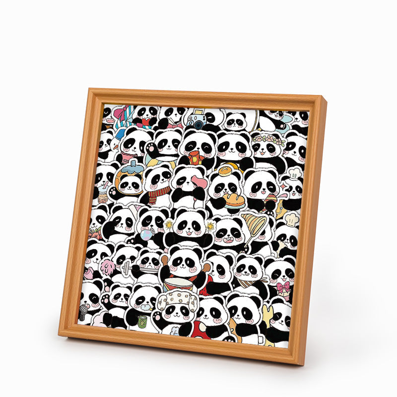 Panda III – Holz-Malpuzzle