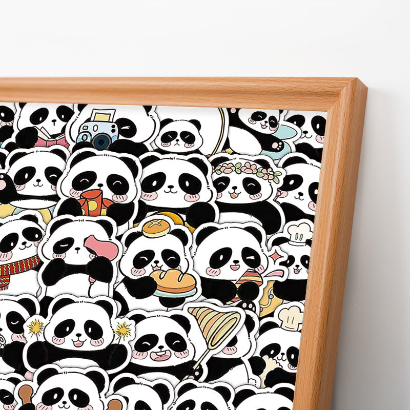 Panda III – Holz-Malpuzzle
