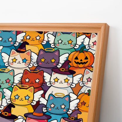 Twinkle Kitty – Ausmalpuzzle aus Holz