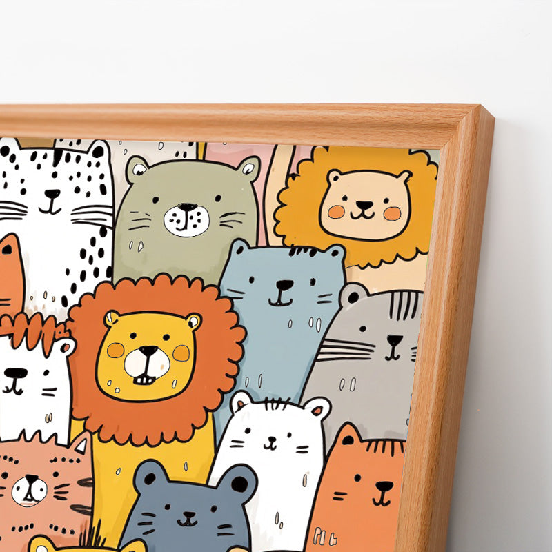 Shiba Inu - Ausmalpuzzle aus Holz