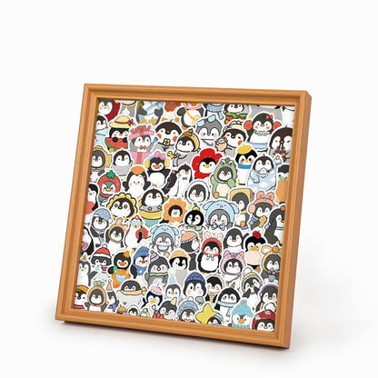 Lustige Pinguine – Holz-Malpuzzle