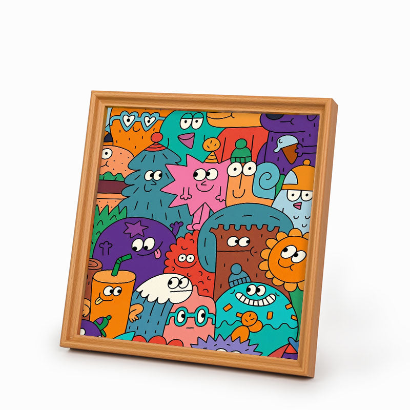Gesichter der Dinge – Holz-Malpuzzle