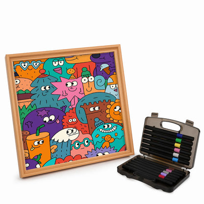 Gesichter der Dinge – Holz-Malpuzzle