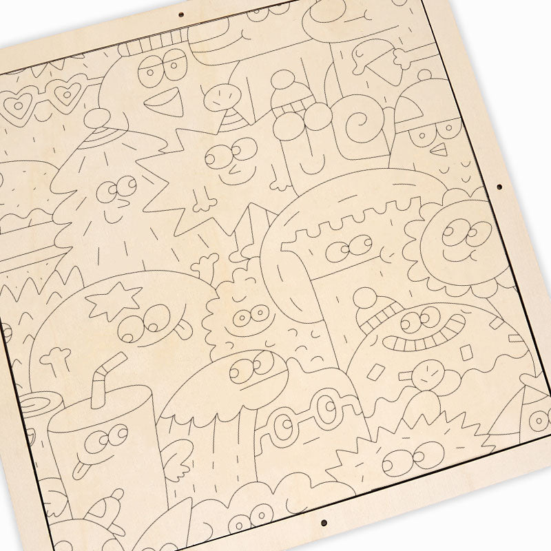 Gesichter der Dinge – Holz-Malpuzzle