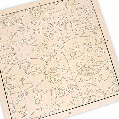 Gesichter der Dinge – Holz-Malpuzzle