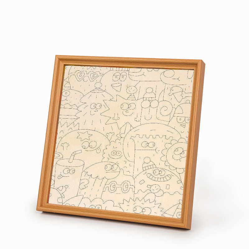 Gesichter der Dinge – Holz-Malpuzzle