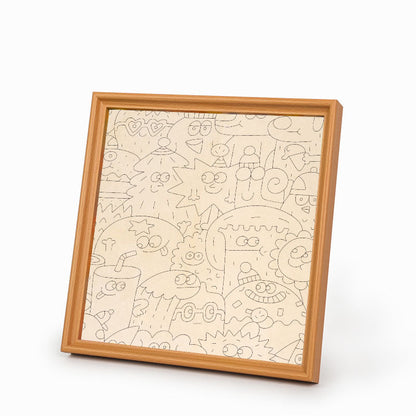 Gesichter der Dinge – Holz-Malpuzzle