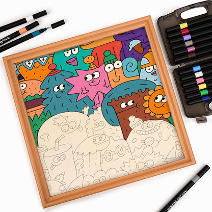 Gesichter der Dinge – Holz-Malpuzzle