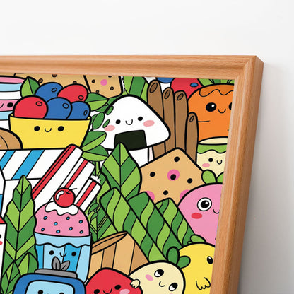 Food Friends – Holz-Malpuzzle
