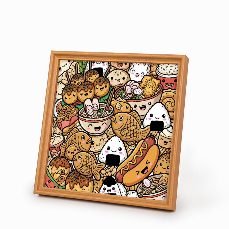 Happy Bites – Holz-Malpuzzle