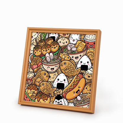 Happy Bites – Holz-Malpuzzle