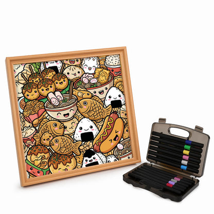 Happy Bites – Holz-Malpuzzle