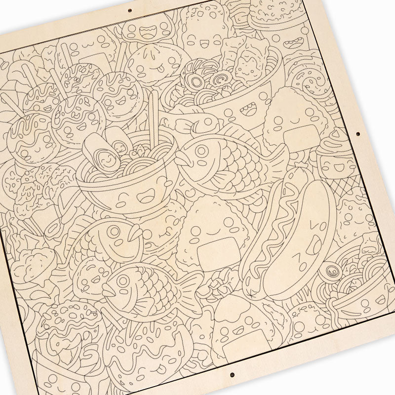 Happy Bites – Holz-Malpuzzle
