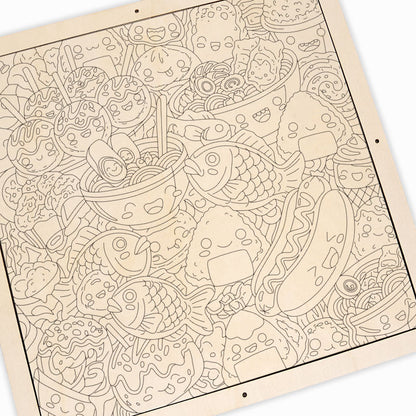 Happy Bites – Holz-Malpuzzle